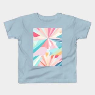 A burst of delicate pastel fireworks Kids T-Shirt